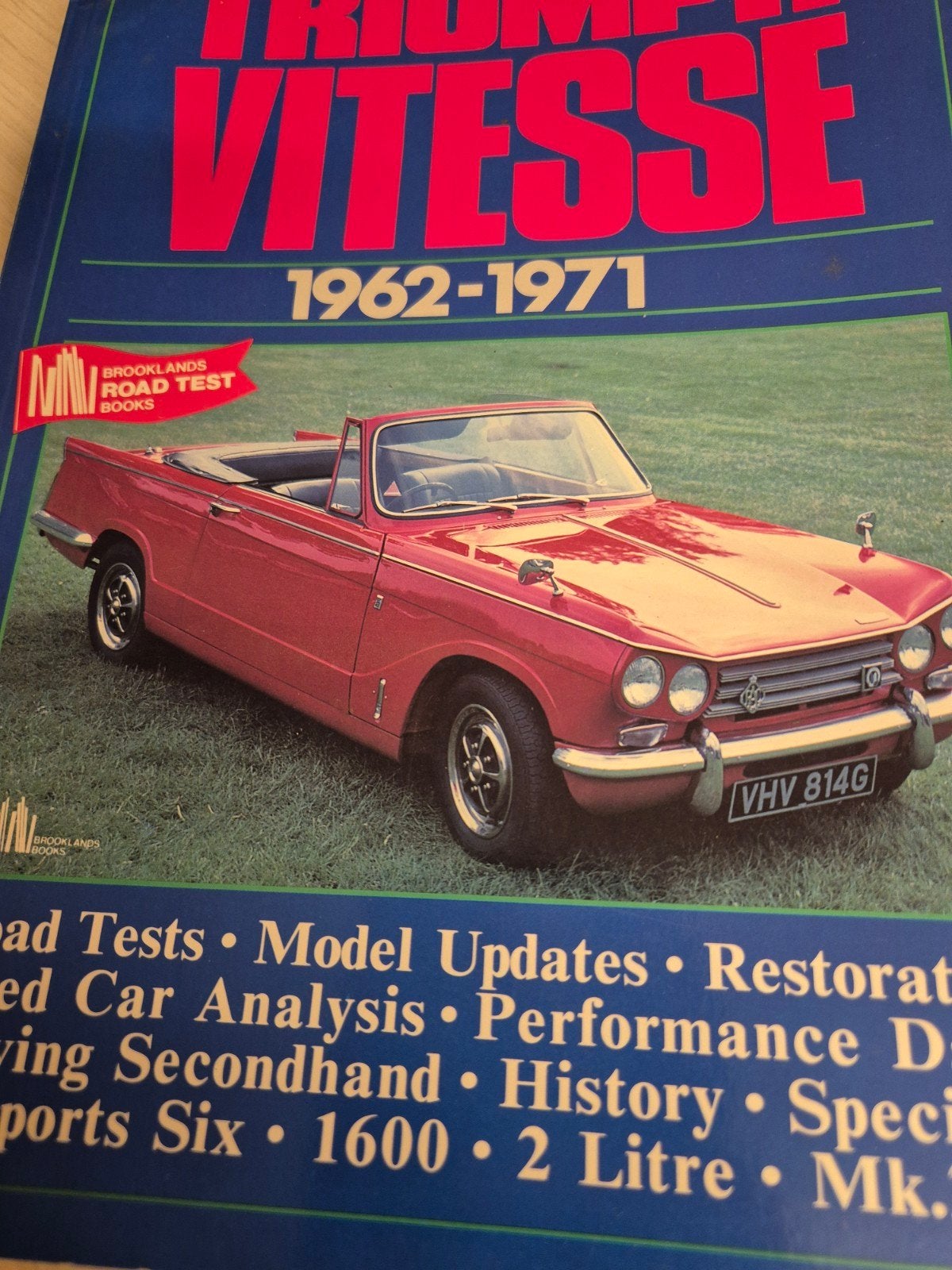 boek Triumph Herald Vitesse 6 cilinder óók Vitesse cabriolet, Ophalen of Verzenden, Zo goed als nieuw, Overige merken