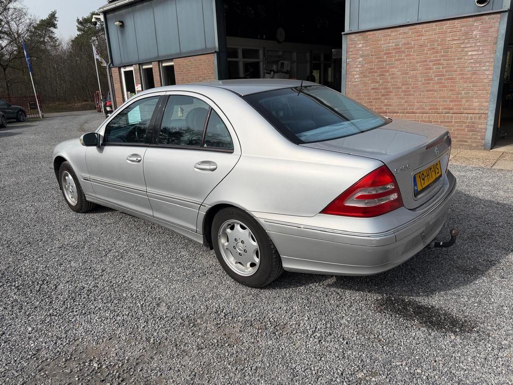 Mercedes-Benz C-Klasse 2.0 C180 Sedan 2001 Grijs, Auto's, 1355 kg, 1998 cc, Achterwielaandrijving, 4 cilinders