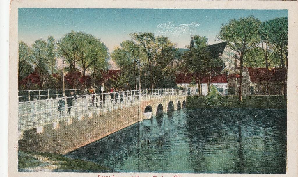 alkmaar- bergerbrug 1922, Ophalen of Verzenden, 1920 tot 1940, Noord-Holland