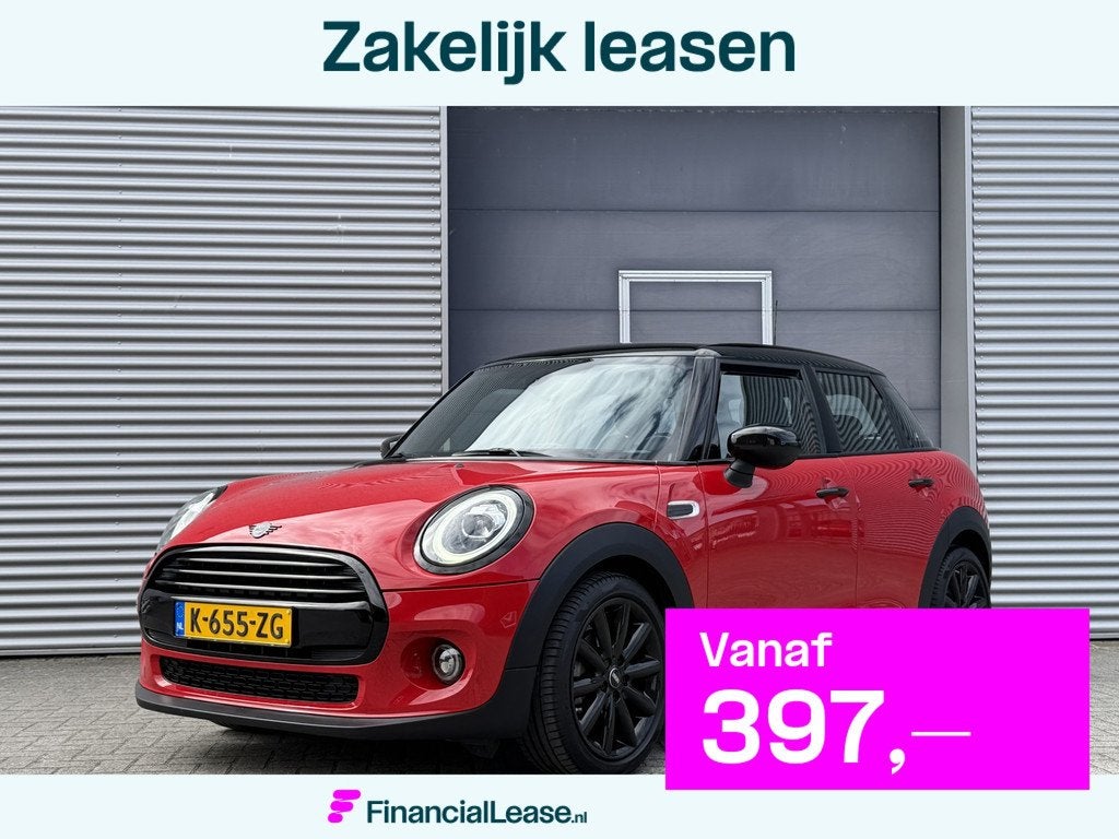 MINI Cooper Mini 1.5 Dalston Edition I Aut. I 5 Deurs I Carp, Automatische klimaatregeling, 136 pk, Gebruikt, Leder en Stof