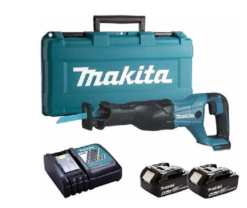 Splinternieuw Makita DJR186RTE 18V Accu Reciprozaag | 5Ah, 70 mm of meer, Nieuw, 600 tot 1200 watt, Ophalen of Verzenden