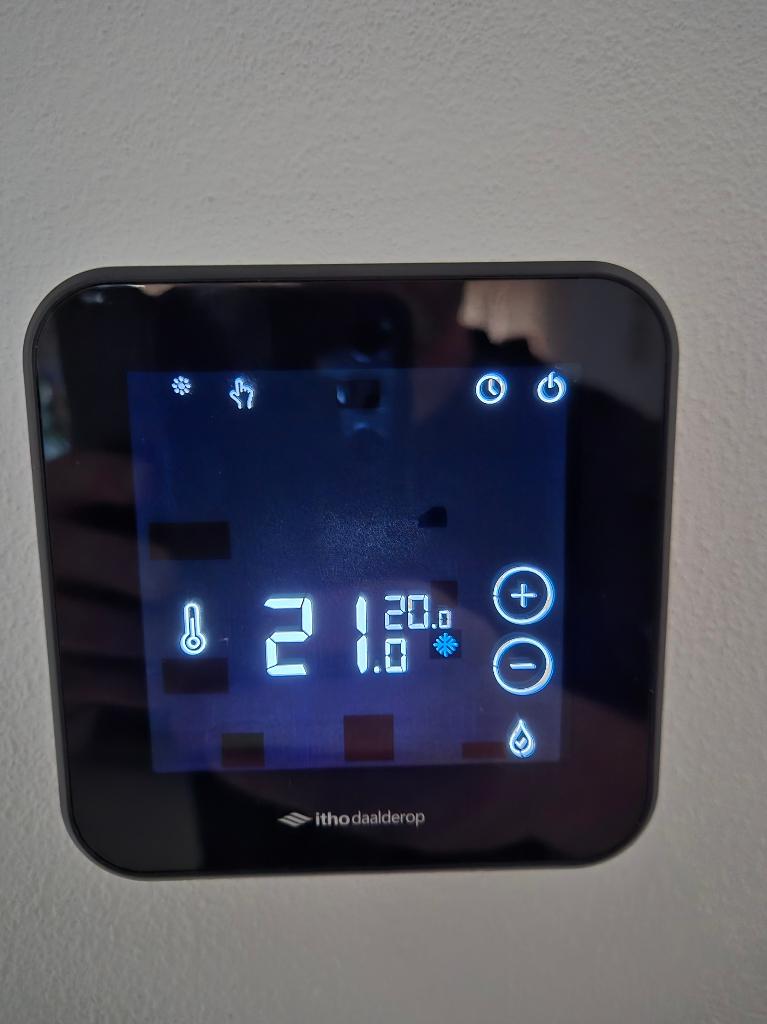 Itho Daalderop Spider thermostaat – ventilatie / CV / MV, Doe-het-zelf en Verbouw, Ophalen of Verzenden, Slimme thermostaat, Gebruikt