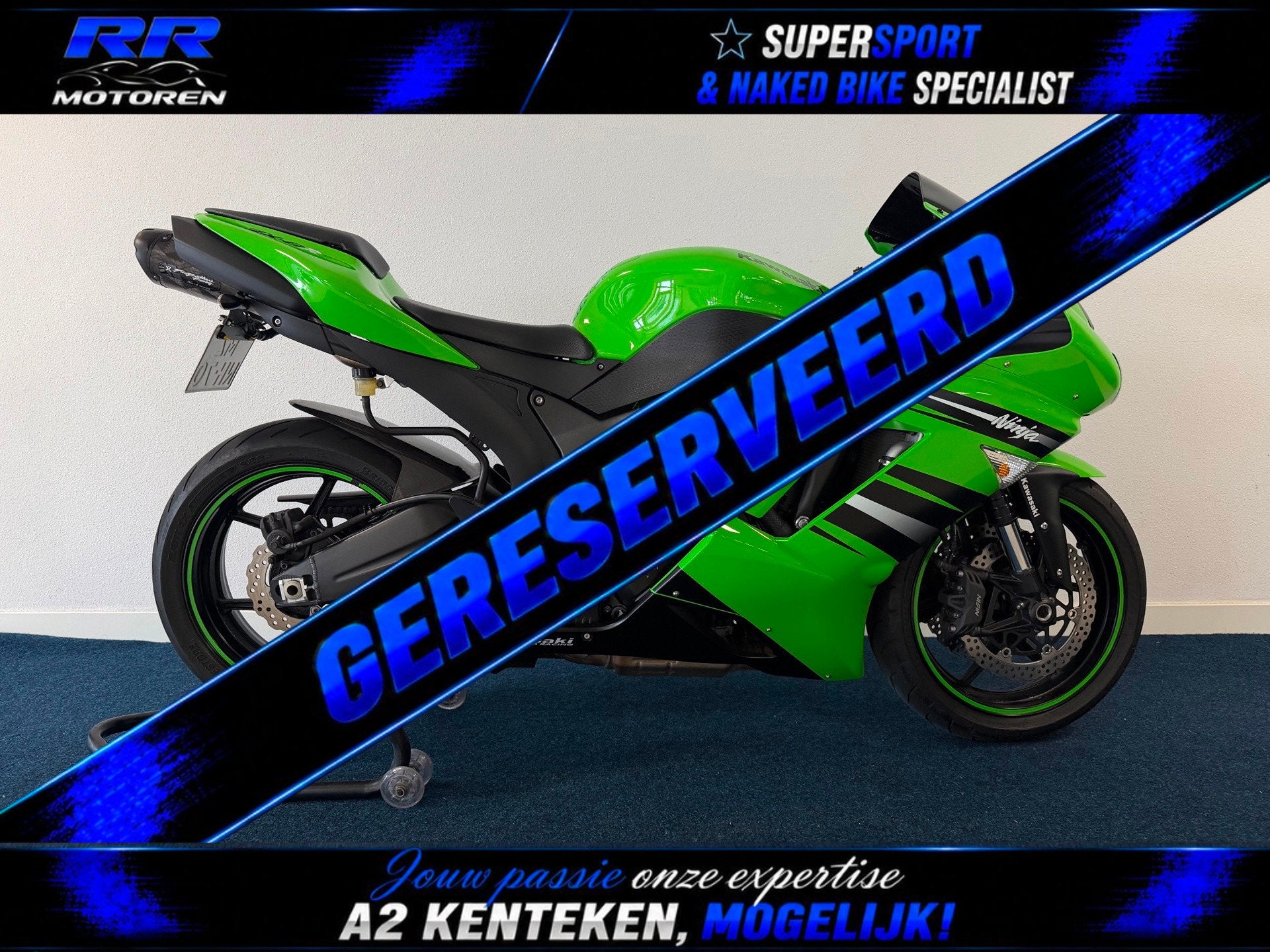 Kawasaki Sport NINJA ZX6R / UNIEK MOOI / 17.000 KM, Motoren, Sportuitlaat, Bedrijf, Sport, Meer dan 35 kW