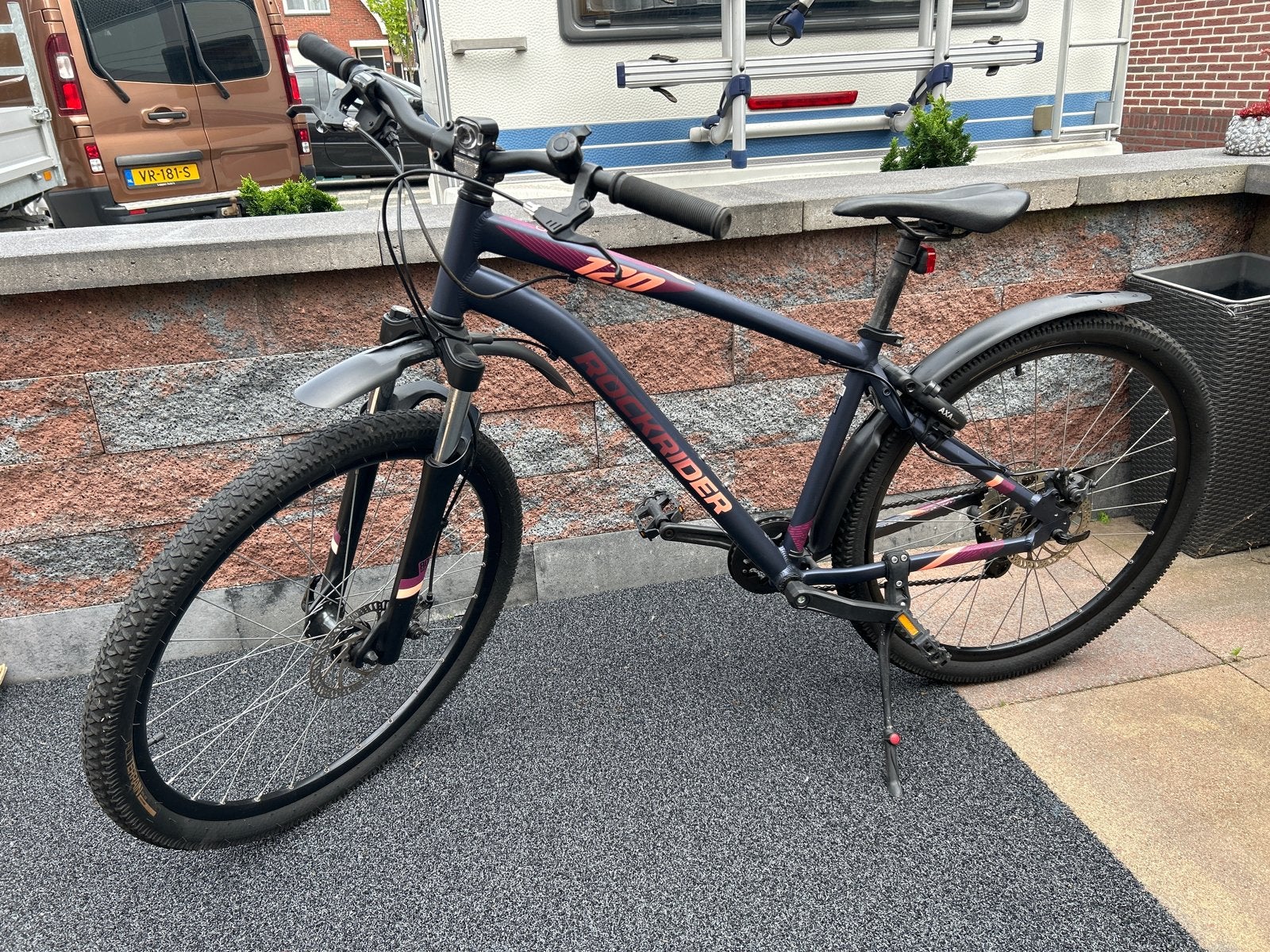 Rockrider ST 120 Mountainbike, Fietsen en Brommers, Gebruikt, Hardtail, Dames, Schijfrem