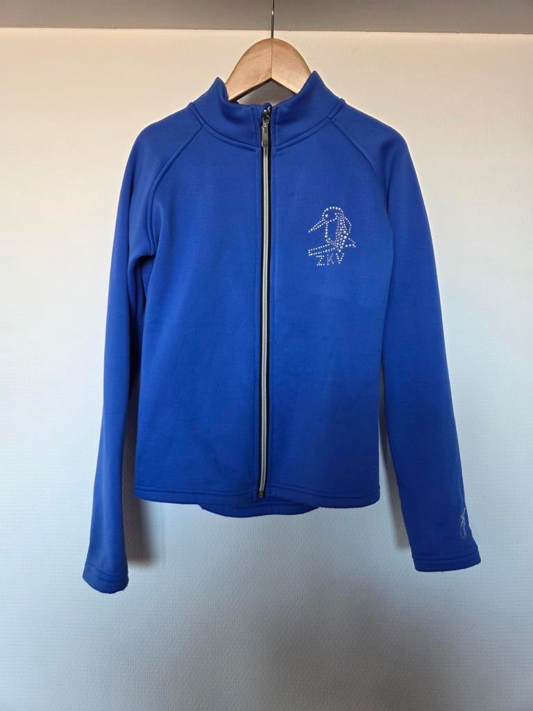 Kunstschaatsen Vestje Jiv zkv de ijsvogels, Blauw, Jiv, Ophalen of Verzenden, Maat 34 (XS) of kleiner