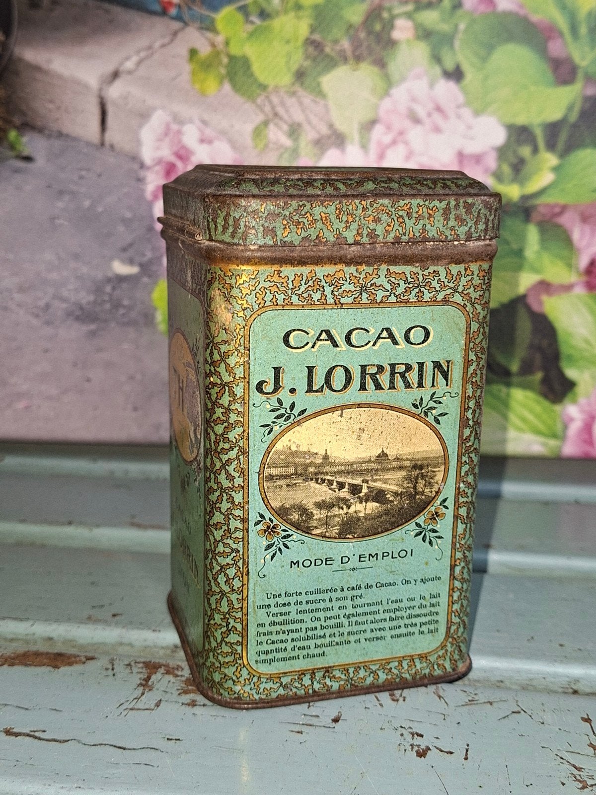 oud cacao blik., Verzamelen, Blikken, Ophalen of Verzenden, Gebruikt, Overige