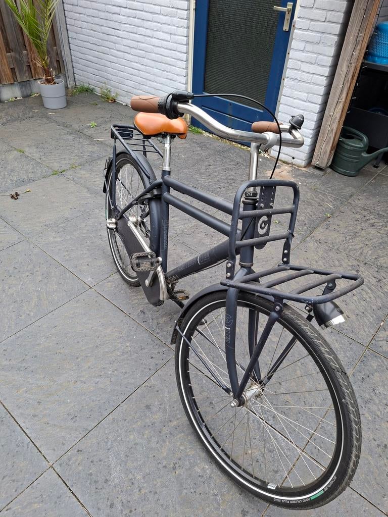 26 inch Cortina U4 transportfiets, Fietsen en Brommers, Fietsen | Heren | Herenfietsen, Terugtraprem, Gebruikt, Versnellingen