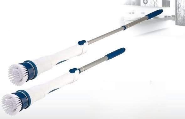 Accureinigingsborstel met Telescoopsteel €15,-, Ophalen of Verzenden, Bezem of Borstel