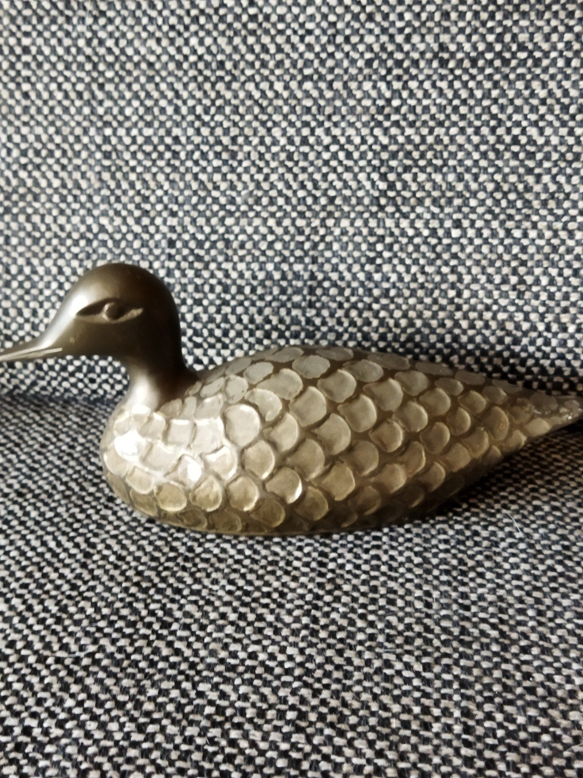 Vintage messing eend., Ophalen of Verzenden
