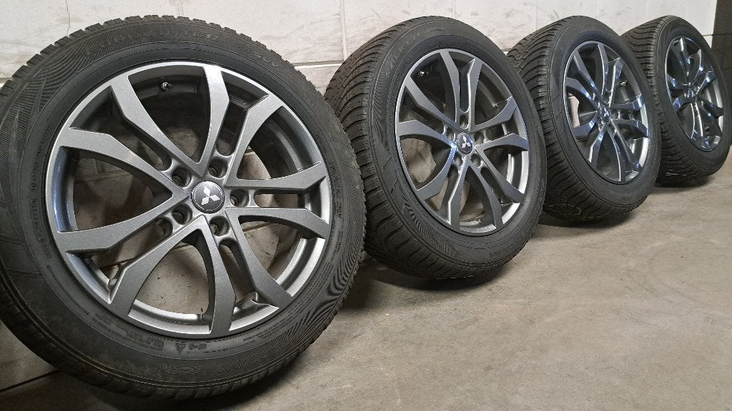 Grijze orig. velgen Outlander Eclipse Cross IX35 225/55/18