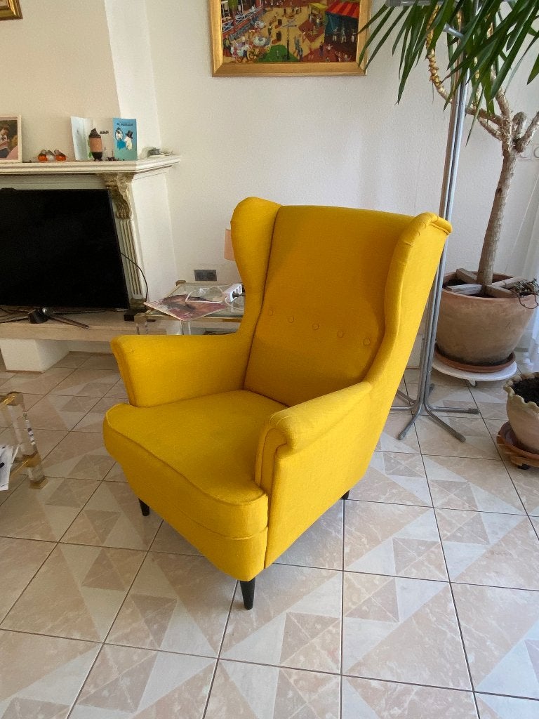 Fauteuil Strandmon, 75 tot 100 cm, Ophalen of Verzenden, Zo goed als nieuw, Stof