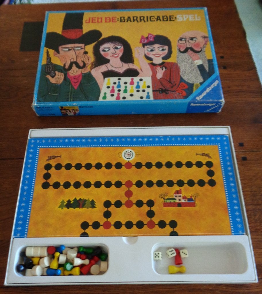 Vintage Ravensburger Barricade Spel - Compleet, Hobby en Vrije tijd, Gezelschapsspellen | Bordspellen, Een of twee spelers, Ophalen of Verzenden