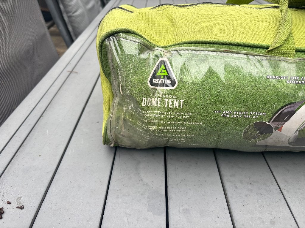 dome tent, Ophalen, Zo goed als nieuw, Tot en met 2