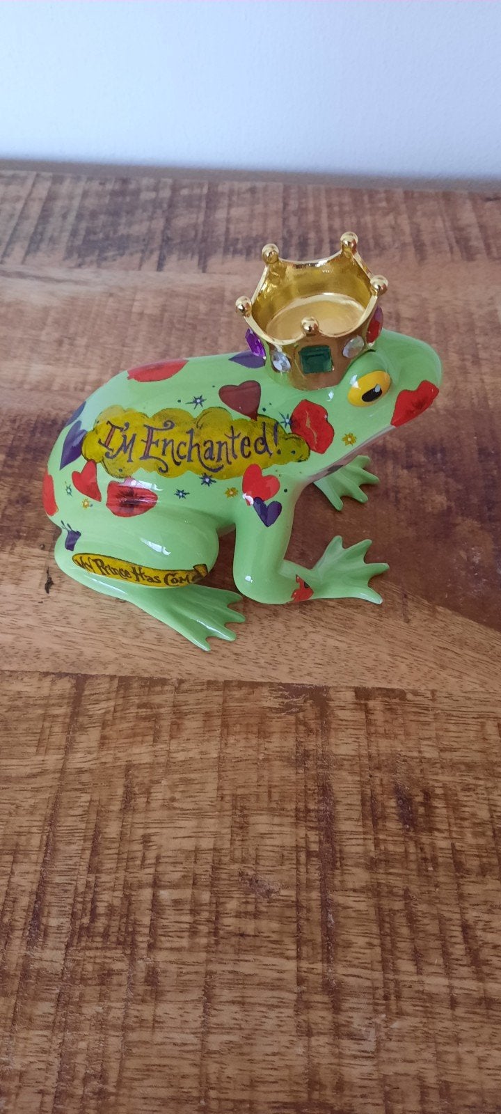 Unieke Kikkersculptuur "Frog Prince" - Art Galerie, Antiek en Kunst, Ophalen, Overige onderwerpen, Minder dan 20 cm, Steen of Keramiek