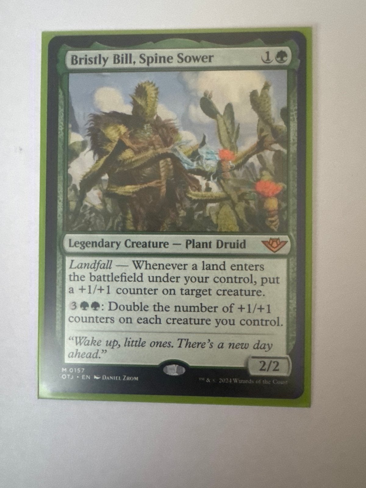 Magic: The Gathering - Bristly Bill, Spine Sower, Ophalen of Verzenden, Zo goed als nieuw, Losse kaart