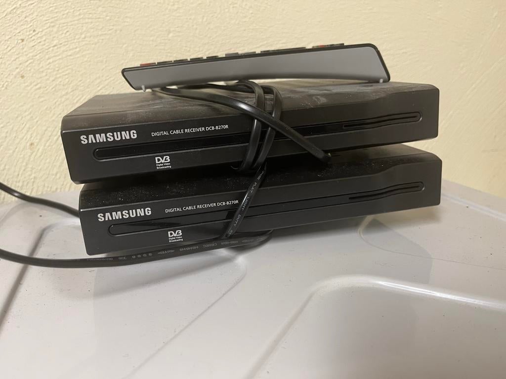 2x samsung digitale ontvanger met afstandsbediening, Ophalen of Verzenden, Gebruikt, Decoder