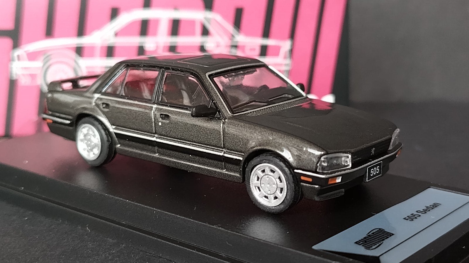 Peugeot 505 Turbo Injection 1:64 Shadow Pol, Hobby en Vrije tijd, Auto, Verzenden, ., Nieuw