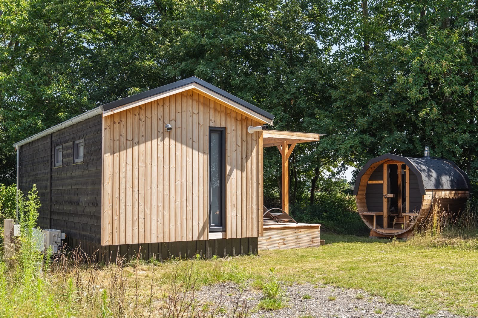 Chalet met Sauna in Hartje Drenthe aan de Bosrand!!