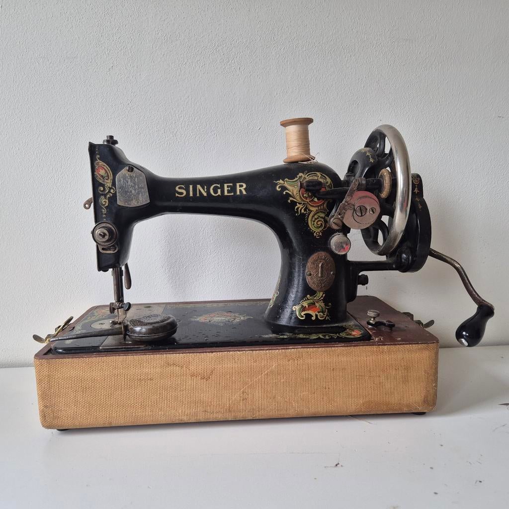 Antieke Singer Naaimachine - Decoratief Handwerk, Ophalen of Verzenden