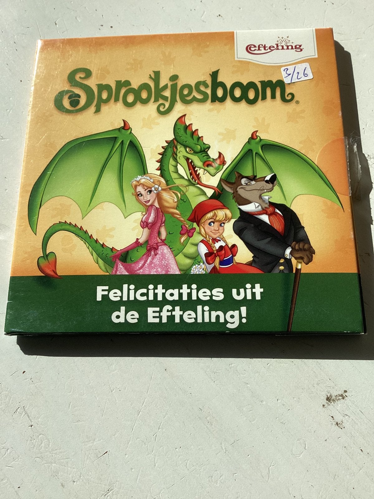 CD Sprookjesboom Felicitaties uit de Efteling, Verzamelen, Verzenden, Nieuw, Overige typen