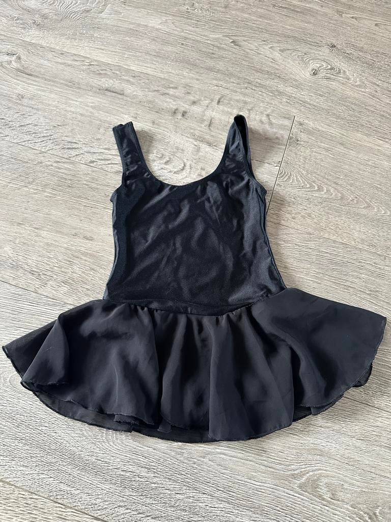 Zwart turnpakje / danspakje maat 116, Ophalen of Verzenden, Zo goed als nieuw, Kleding