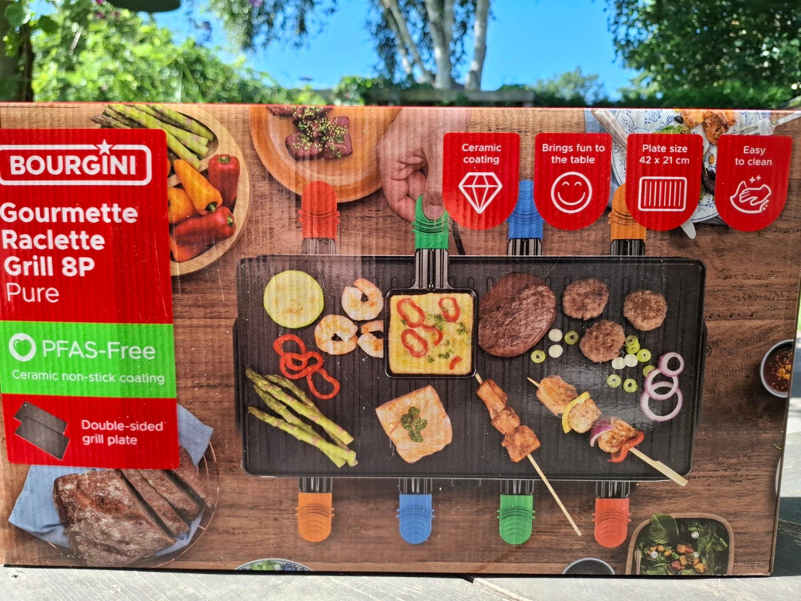 grill / gourmet  8 persoons Bourgini, Ophalen, Nieuw, Tafelgrill