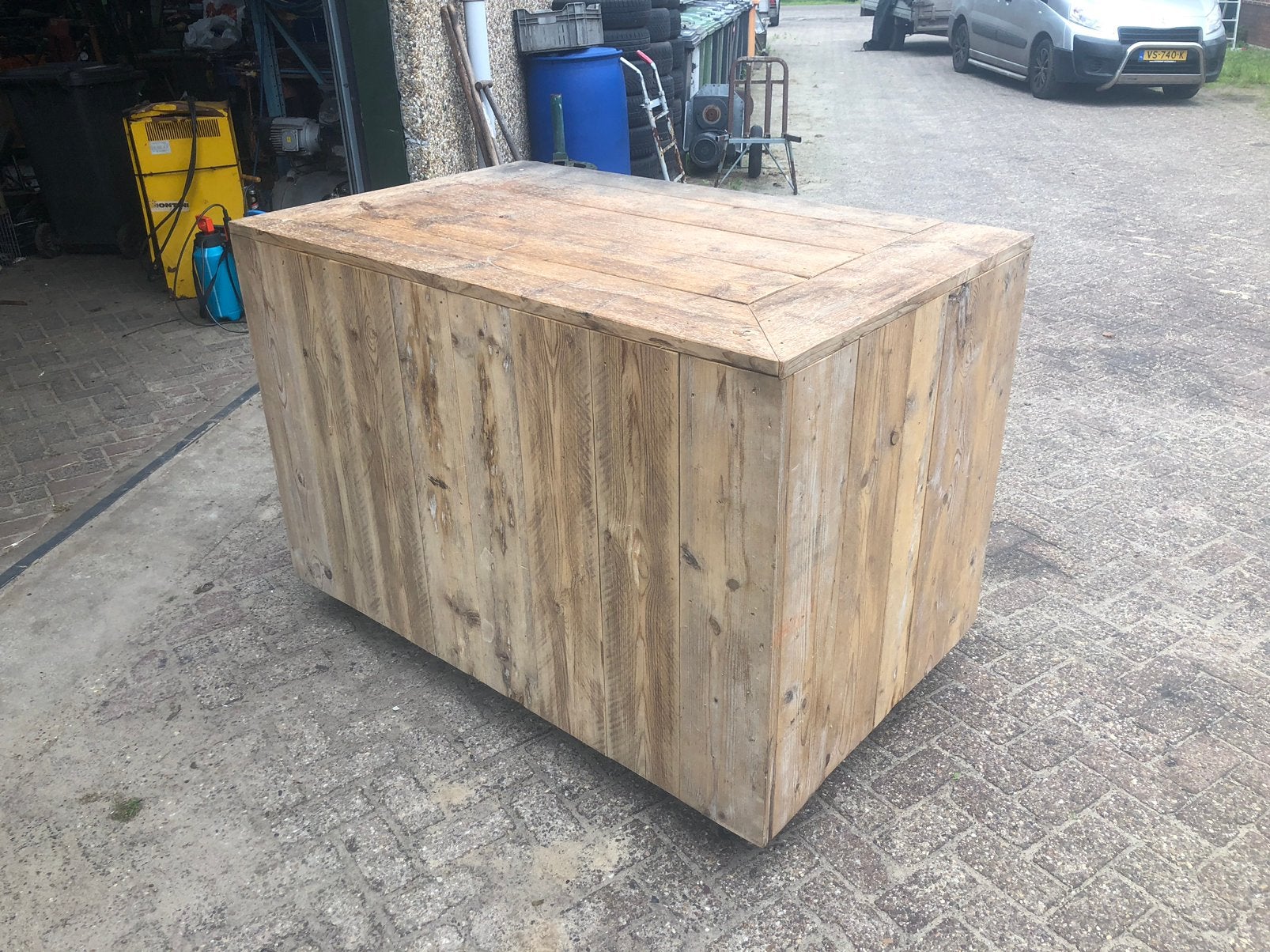 Mobiele bar / bartafel, Huis en Inrichting, Barren, Ophalen, Gebruikt