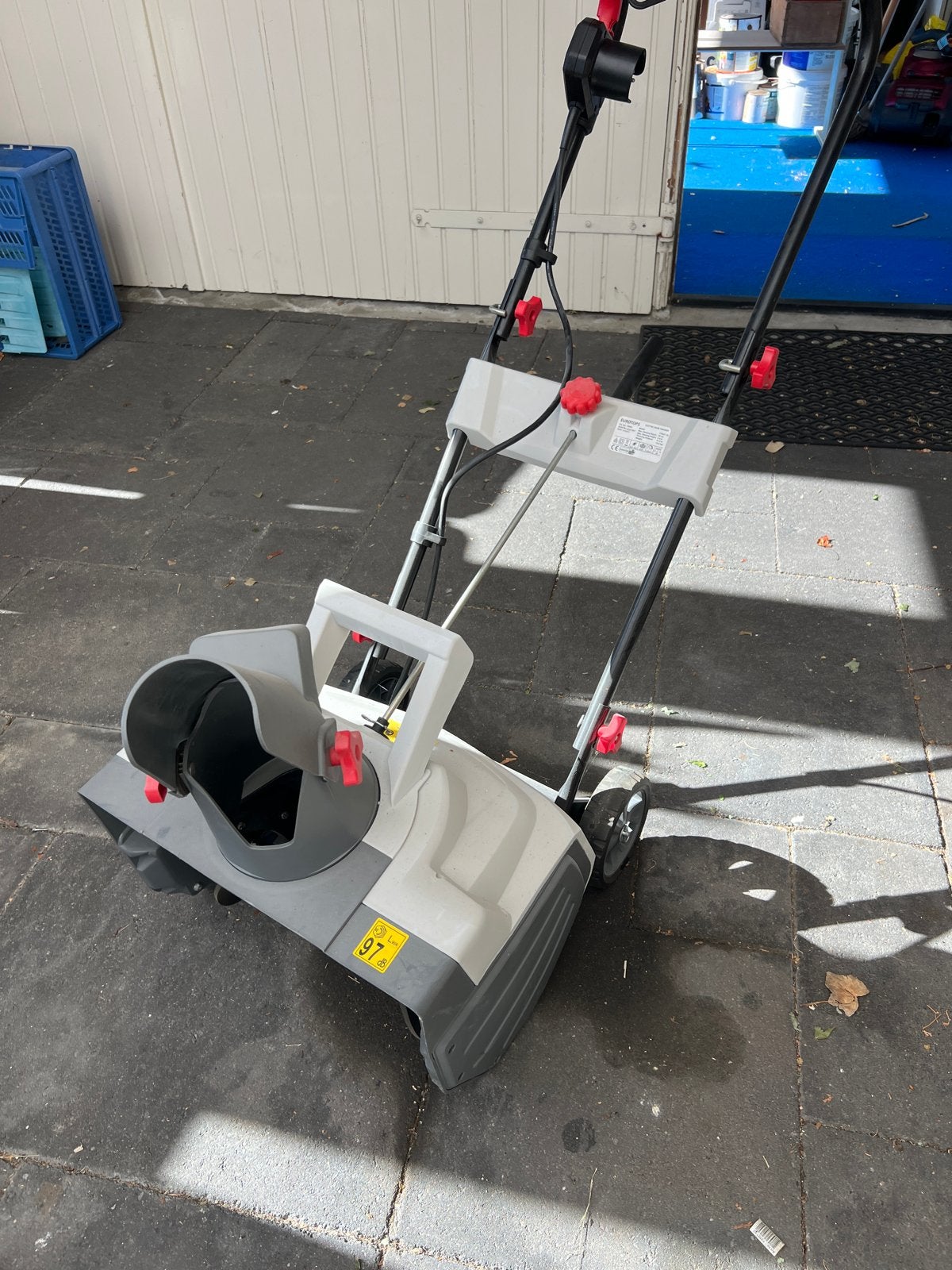 Eurotops Elektrische Sneeuwruimer YT6601-02, Tuin en Terras, Ophalen, Gebruikt