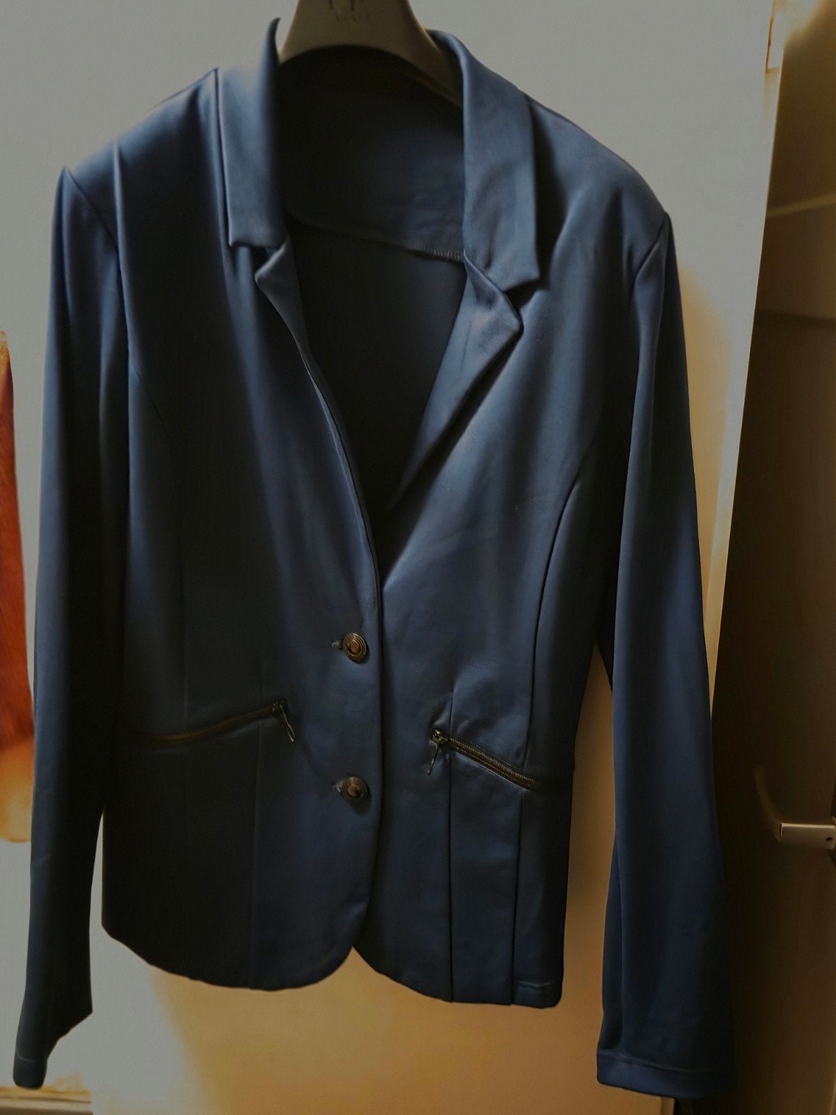 So Soire Jasje met Ritsdetails, Maat 38/40 (M), So Soire, Blauw, Ophalen of Verzenden