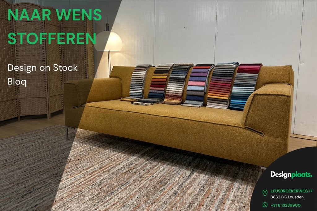 Nieuw gestoffeerde Design on Stock Bloq bank op maat, Ophalen of Verzenden, Www.designplaats.nl, Design Bank Bankstel Zetel Design on Stock