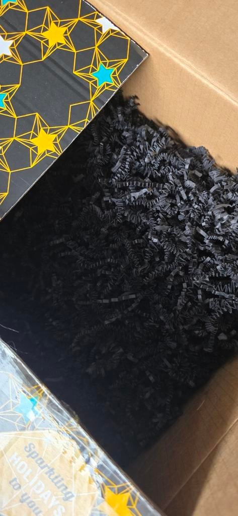 Zwart Sizzlepak Opvulmateriaal voor Cadeauverpakking, Ophalen of Verzenden