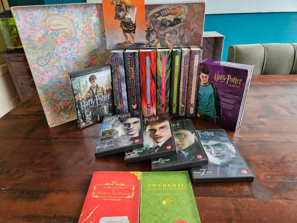 Harry Potter complete collectie: boeken en  films & meer, Verzamelen, Ophalen of Verzenden