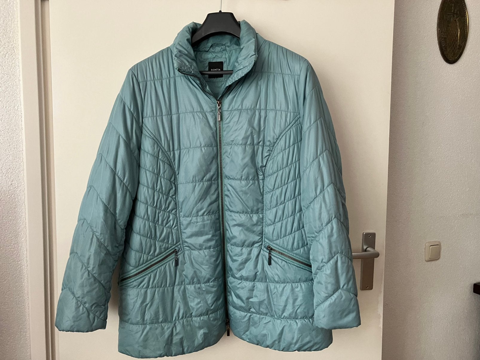 Dames jas, Ophalen, Zo goed als nieuw, Maat 46/48 (XL) of groter, Groen
