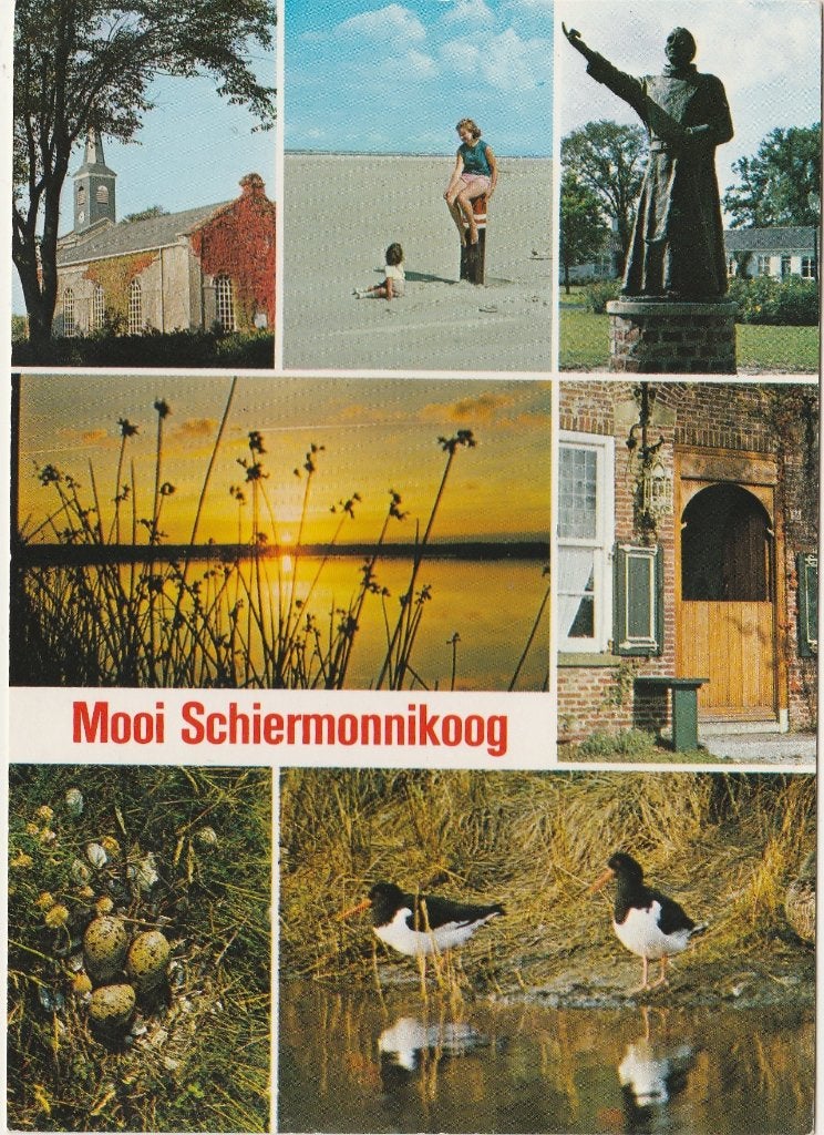 SCHIERMONNIKOOG Kerk Strand Monnik, Verzenden, 1980 tot heden, Gelopen, Waddeneilanden