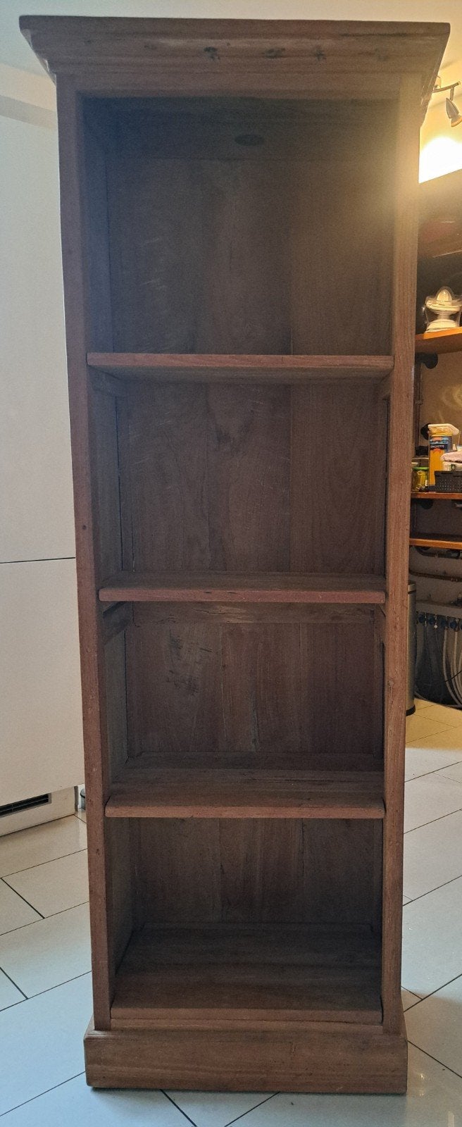 Boekenkast teak, Huis en Inrichting, Ophalen, 50 tot 100 cm, Zo goed als nieuw, 150 tot 200 cm