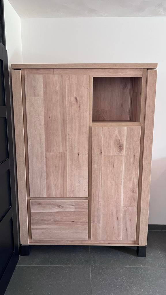Japandi kastenset – Piet Klerkx – dressoir + buffetkast, Huis en Inrichting, Ophalen, Japandi, 100 tot 150 cm, Eikenhout