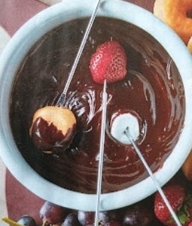 chocolade / kaas fondue incl. 4 vorkjes -- NIEUW, Witgoed en Apparatuur, Ophalen of Verzenden, Nieuw, Waxinelicht, Fondueset