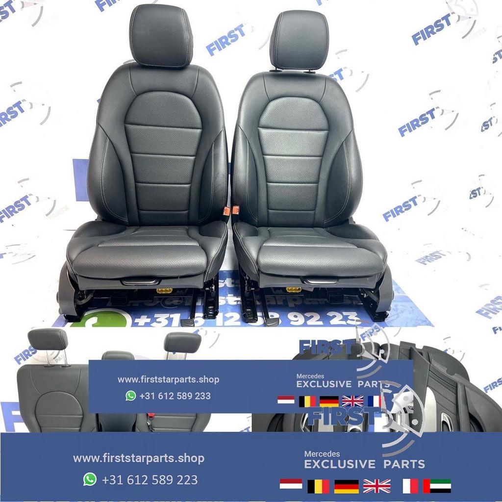 W205 C43 AMG interieur Mercedes C Klasse 2020 stoelen Ledere, Gebruikt, -, Ophalen of Verzenden, -