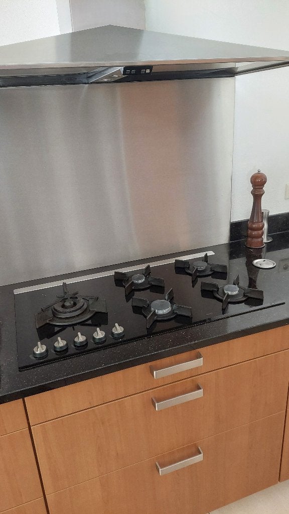 5-pits 90 cm ATAG gaskookplaat, Ophalen, Gebruikt, Inbouw, Gas