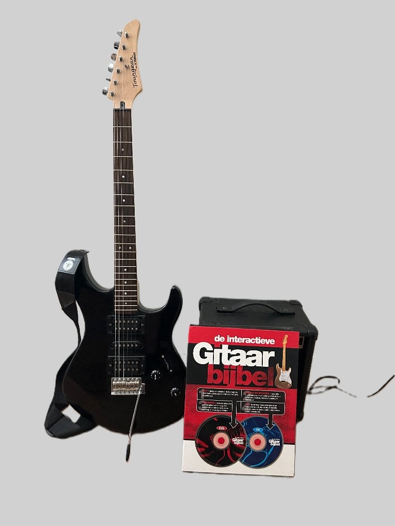 Yamaha Tourgear Gitaar + Yamaha GA‑15 Versterker + Lesboek, Ophalen, Zo goed als nieuw, Solid body, Overige merken