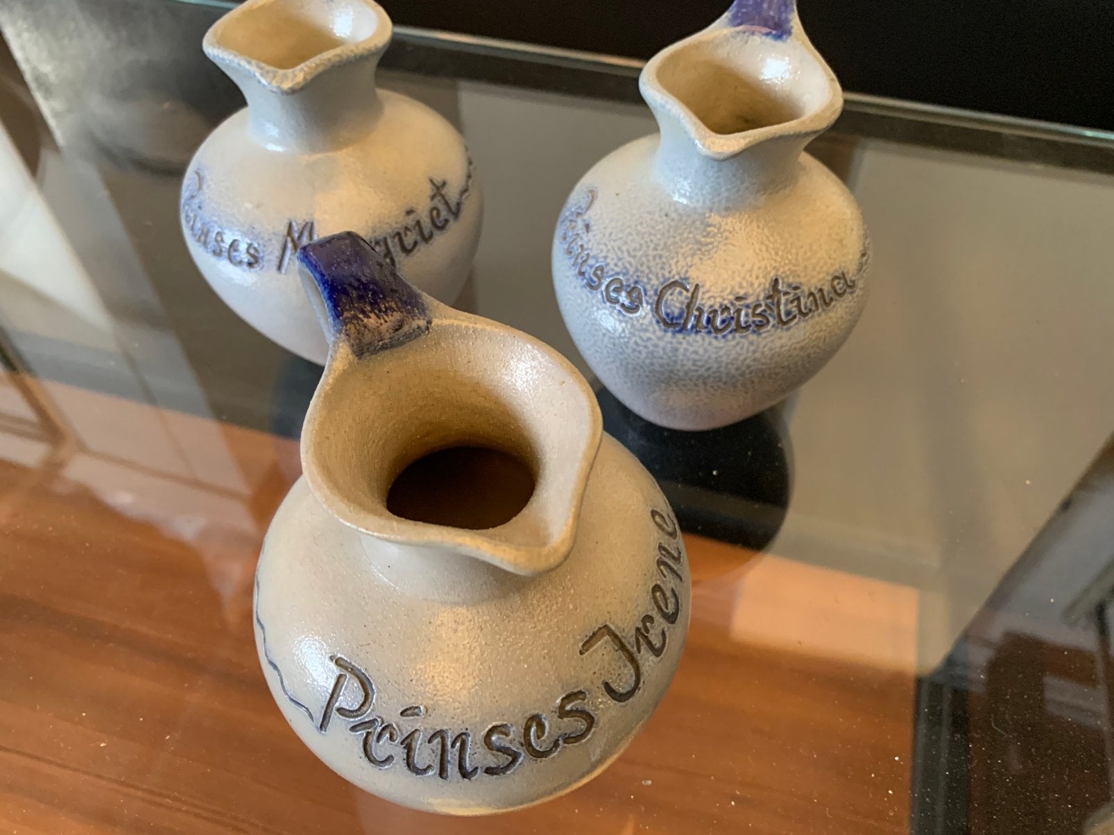 Koninklijk huis kruiken princessen set van 3, Ophalen of Verzenden