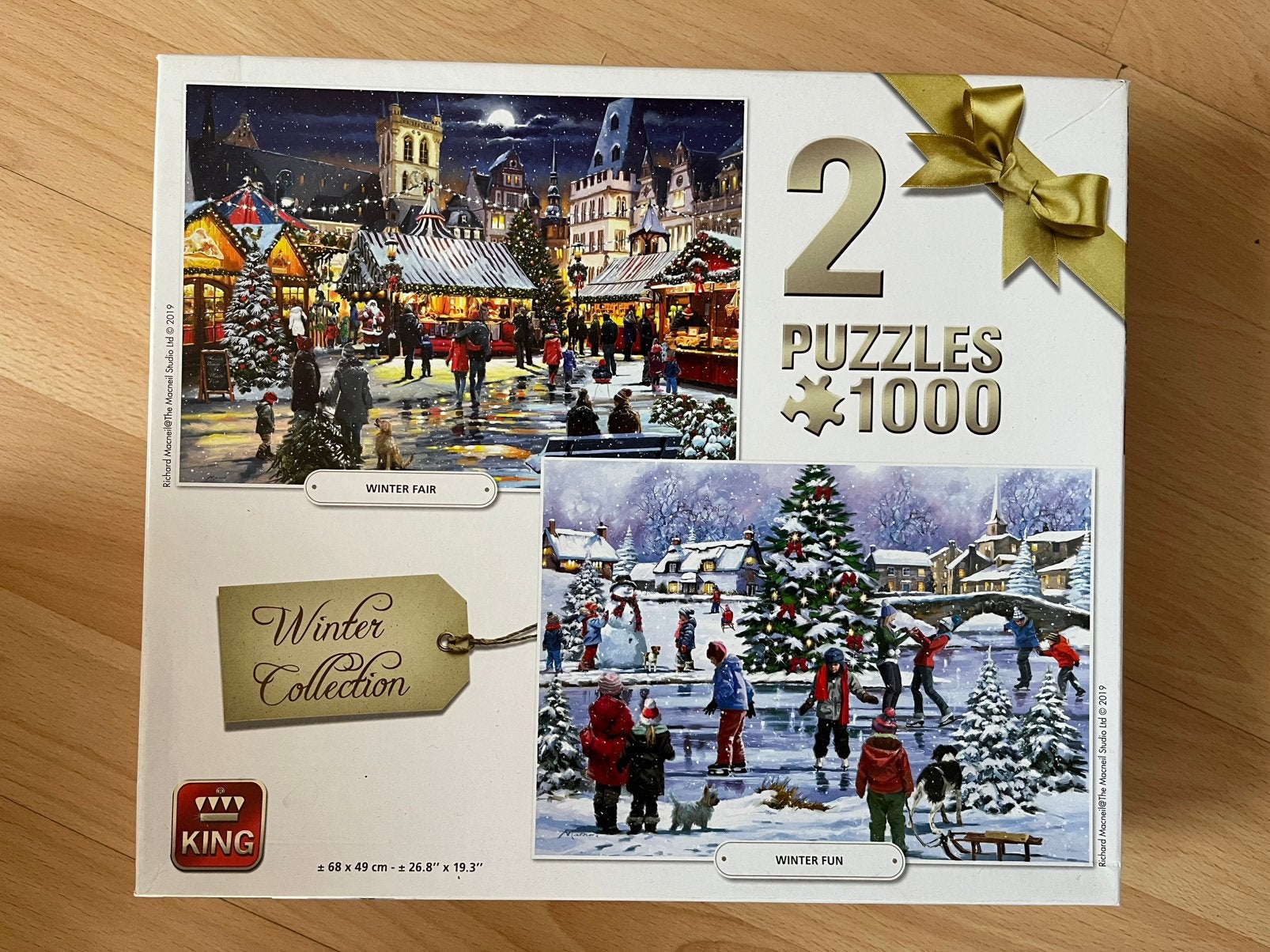Wintercollection puzzel, Ophalen of Verzenden, 500 t/m 1500 stukjes, Zo goed als nieuw, Legpuzzel