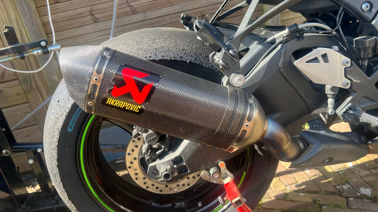 Akrapovic Uitlaat Kawasaki ZX-10R (2016-2021), Ophalen of Verzenden, Gebruikt