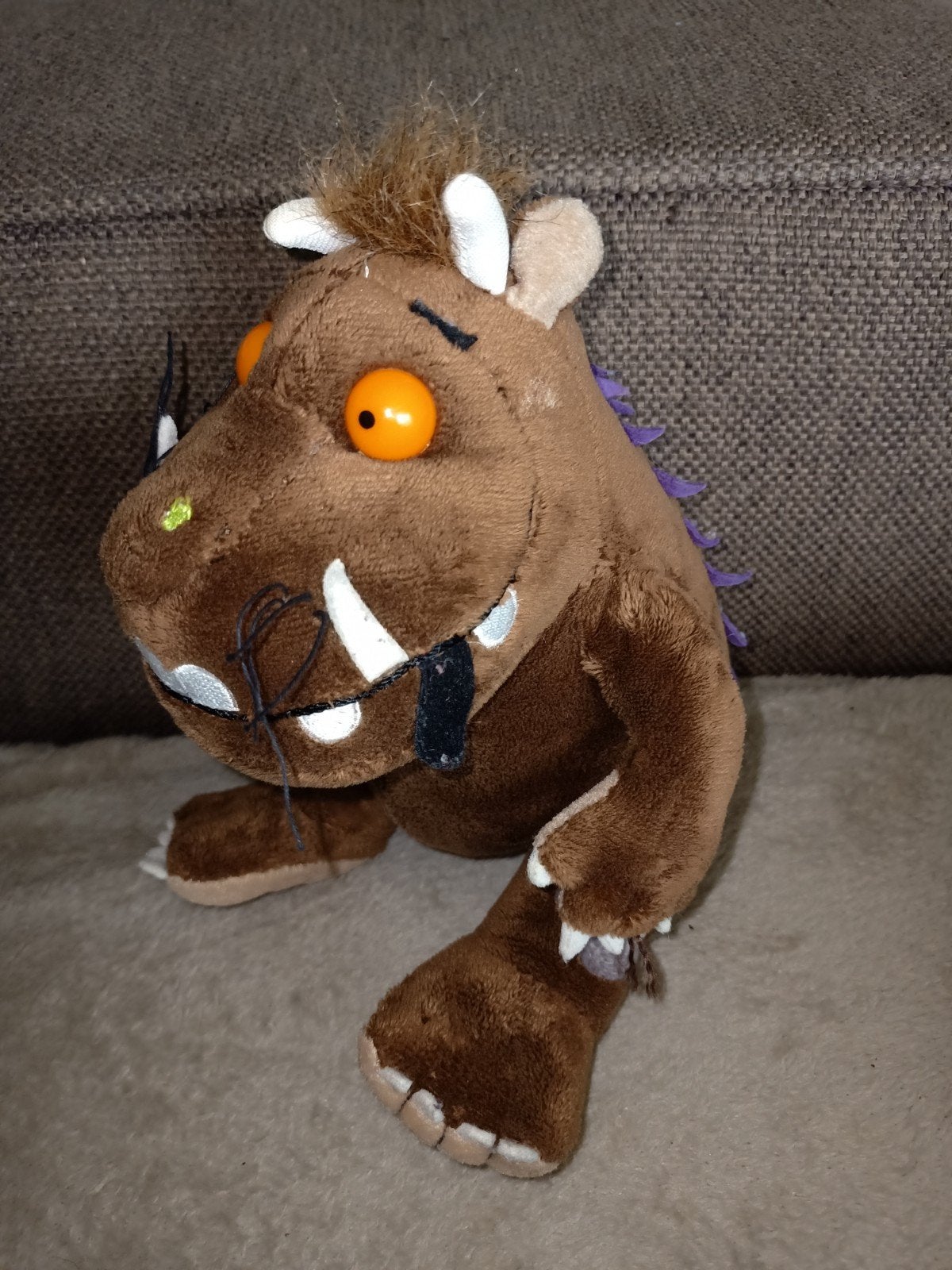 Vintage the gruffalo, aurora, monster knuffel., Gebruikt, Overige merken, Overige karakters, Overige typen