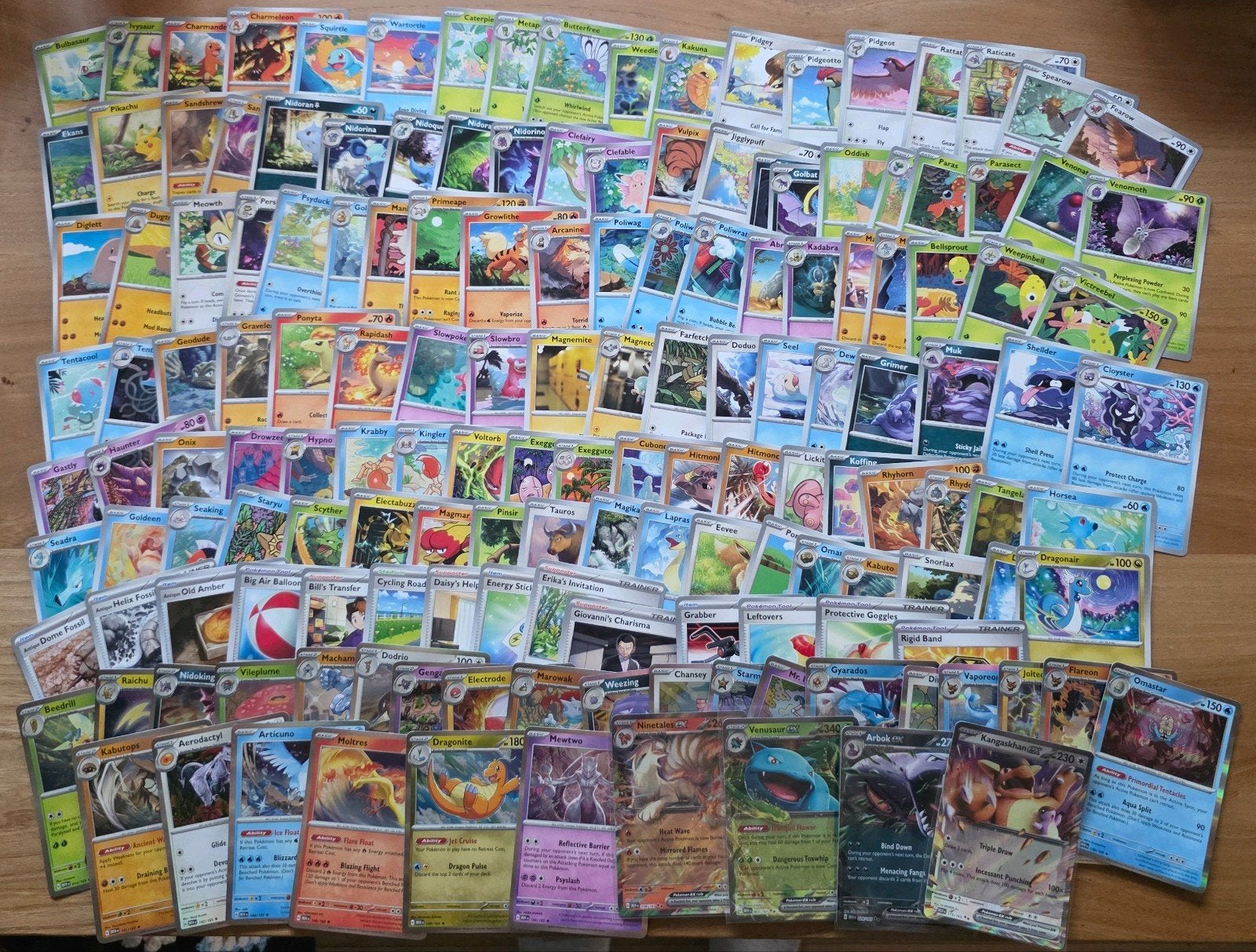 Pokemon kaarten set MEW/151, Ophalen of Verzenden, Zo goed als nieuw, Meerdere kaarten