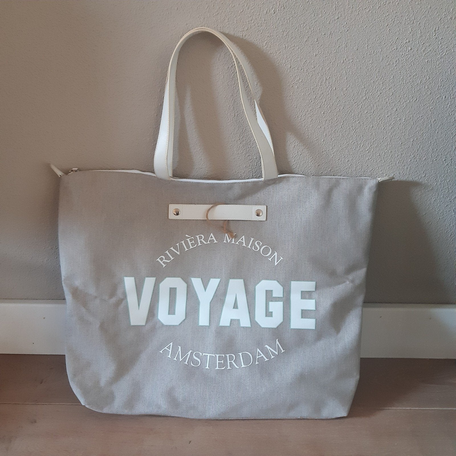 riviera maison tas, Ophalen of Verzenden, Zo goed als nieuw, 30 cm of meer