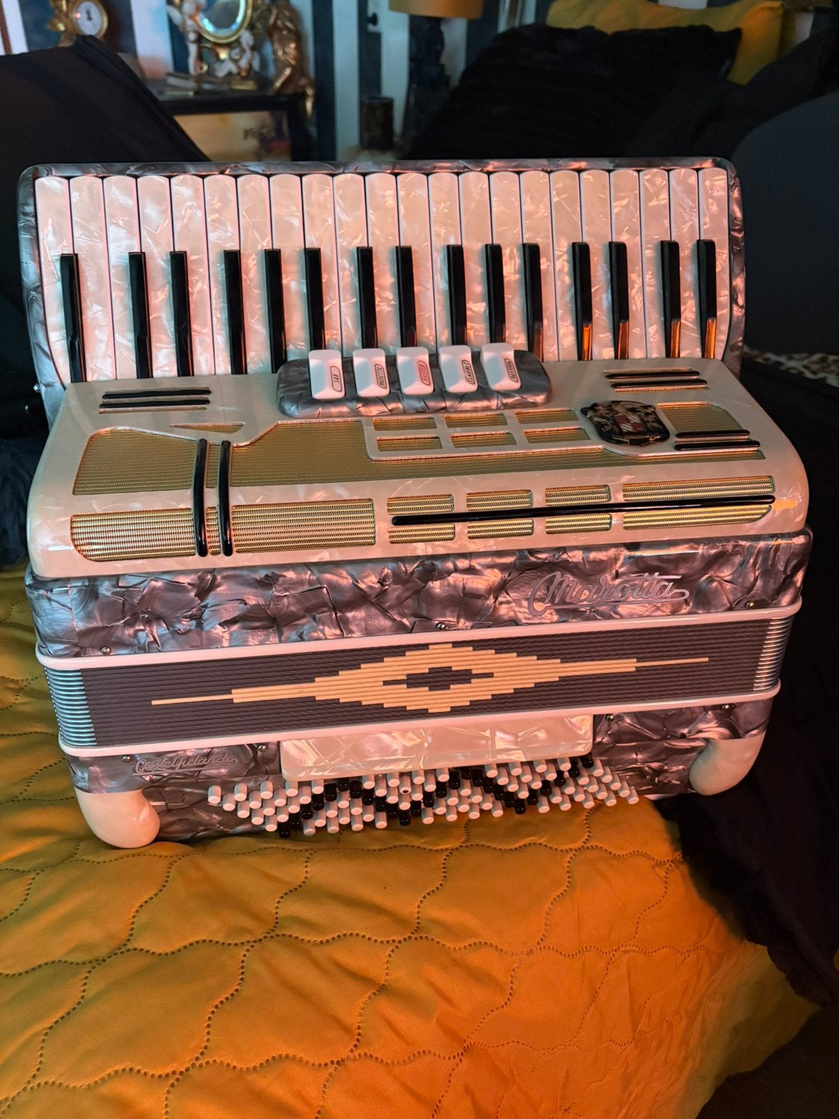 Marotta accordeon, Muziek en Instrumenten, Overige merken, Met riemen, Nieuw, 96-bas