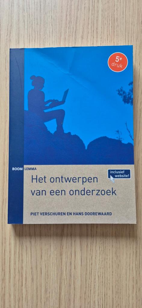 Het ontwerpen van een onderzoek - 5e druk, Verzenden, HBO, Zo goed als nieuw, Gamma
