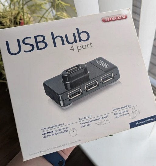 USB hub, Computers en Software, Dockingstations, Laptop, Ophalen of Verzenden, Zo goed als nieuw, USB-hub