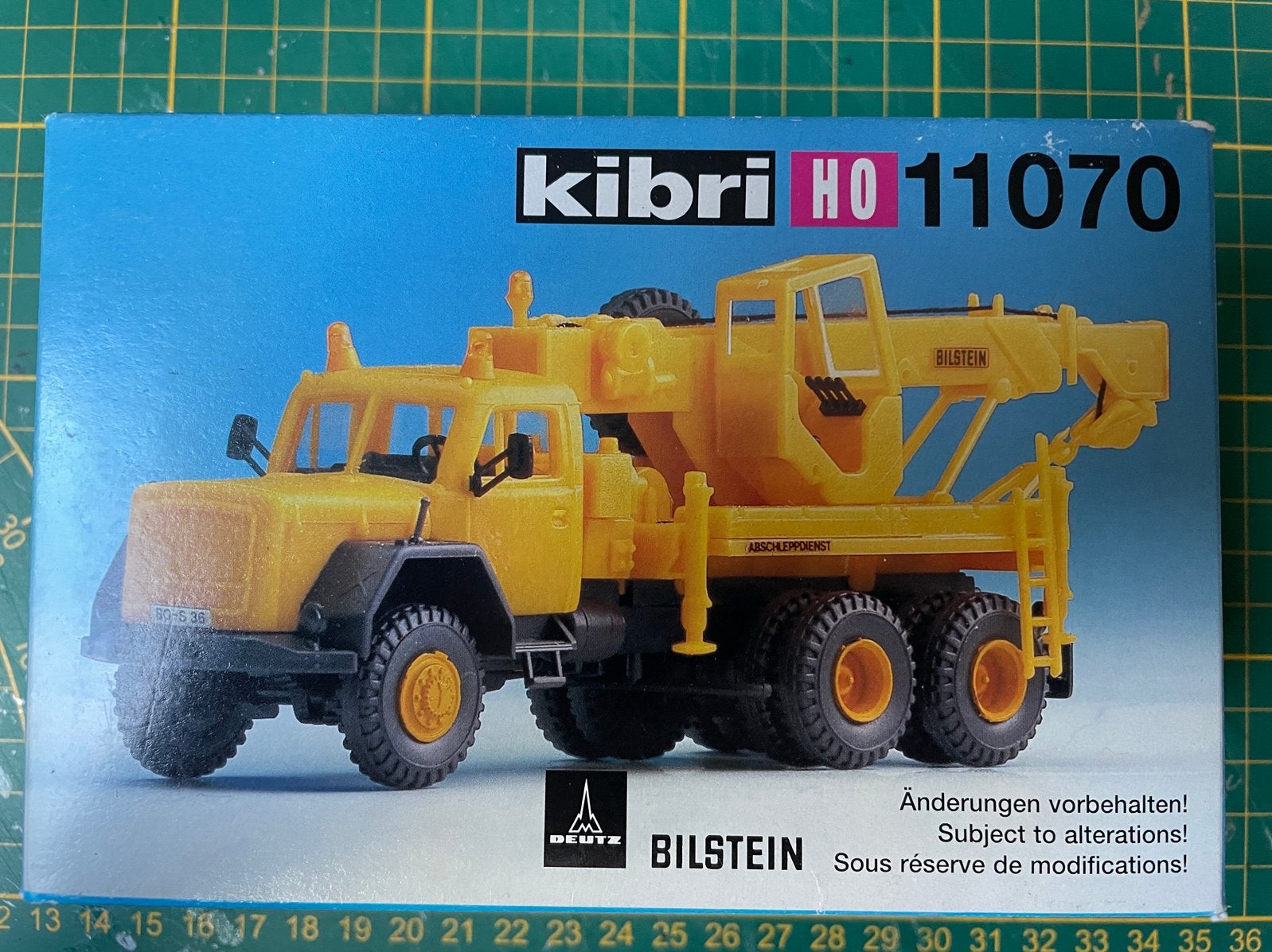 Kibri H0 11070 Deutz Bilstein Kraanwagen Modelbouwkit, Ophalen of Verzenden, Nieuw, Overige merken